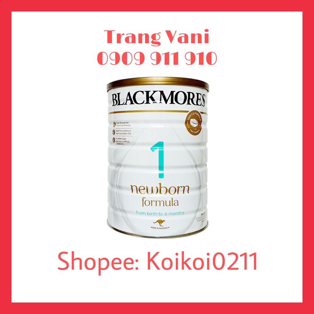 [DATE 2023] Sữa Blackmores Úc đủ số 1-2-3 lon 900gram