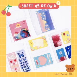 [Đọc mô tả] Sheet A5 Be On D / LUCALB 6 Còng - Sheet 1 Mặt / 2 Mặt Refill Đựng Ảnh Photocard Postcard