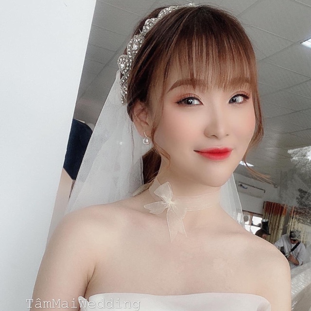 Dây nơ đeo cổ dễ thương