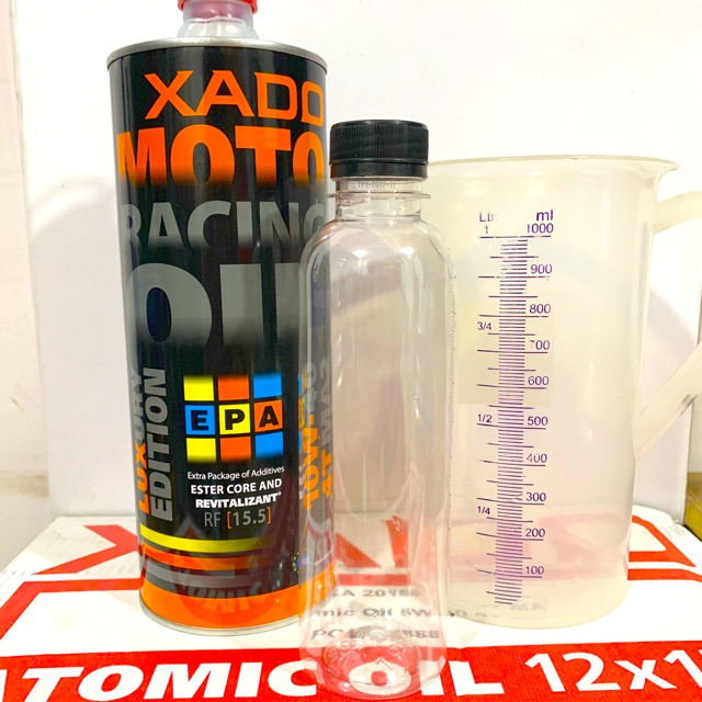 Mua Nhớt Có Quà Tặng Kèm - Nhớt XADO LUXURY MOTO RACING OIL 4T 10W-40 Combo 800ML/1Lit/1Lit1/1Lit2/1Lit3/1Lit4