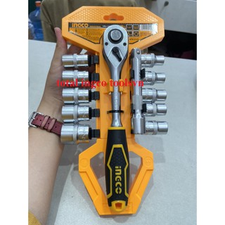 Bộ đầu tuýp 12 cái ingco hkts12122