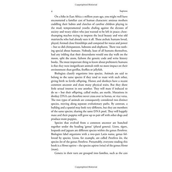 Sách Ngoại văn: Sapiens - A Brief History of Humankind (Patterns of Life)