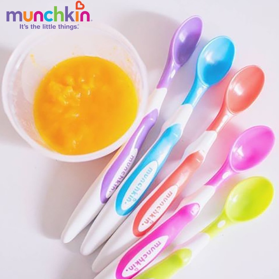 Thìa ăn dặm Munchkin - Chất lượng Nhựa an toàn, không chứa BPA, PVC-USA (có tách lẻ từng chiếc)