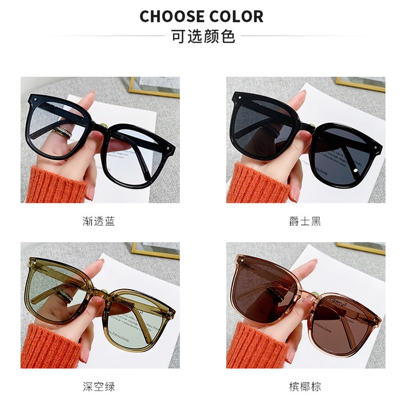(AIMURUSI) COD Kính Mát Gọng Vuông Chống Tia UV Siêu Nhẹ Thời Trang Cho Nam Nữ
