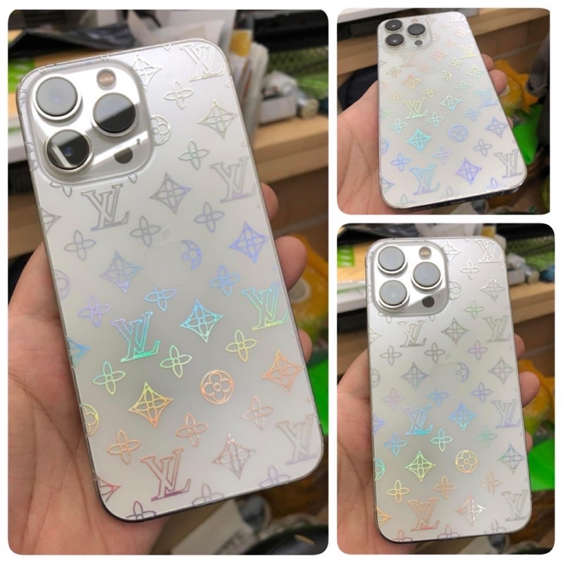 Miếng dán PPF chống va đập LV 7 màu cho iPhone 6 đến 14 Promax