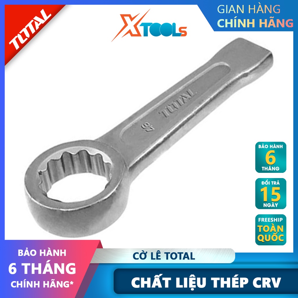 Cờ lê TOTAL | Dùng để giữ và xoay các đai ốc, bu lông, chốt và các chi tiết có ren [CHÍNH HÃNG] [XTOOLs]