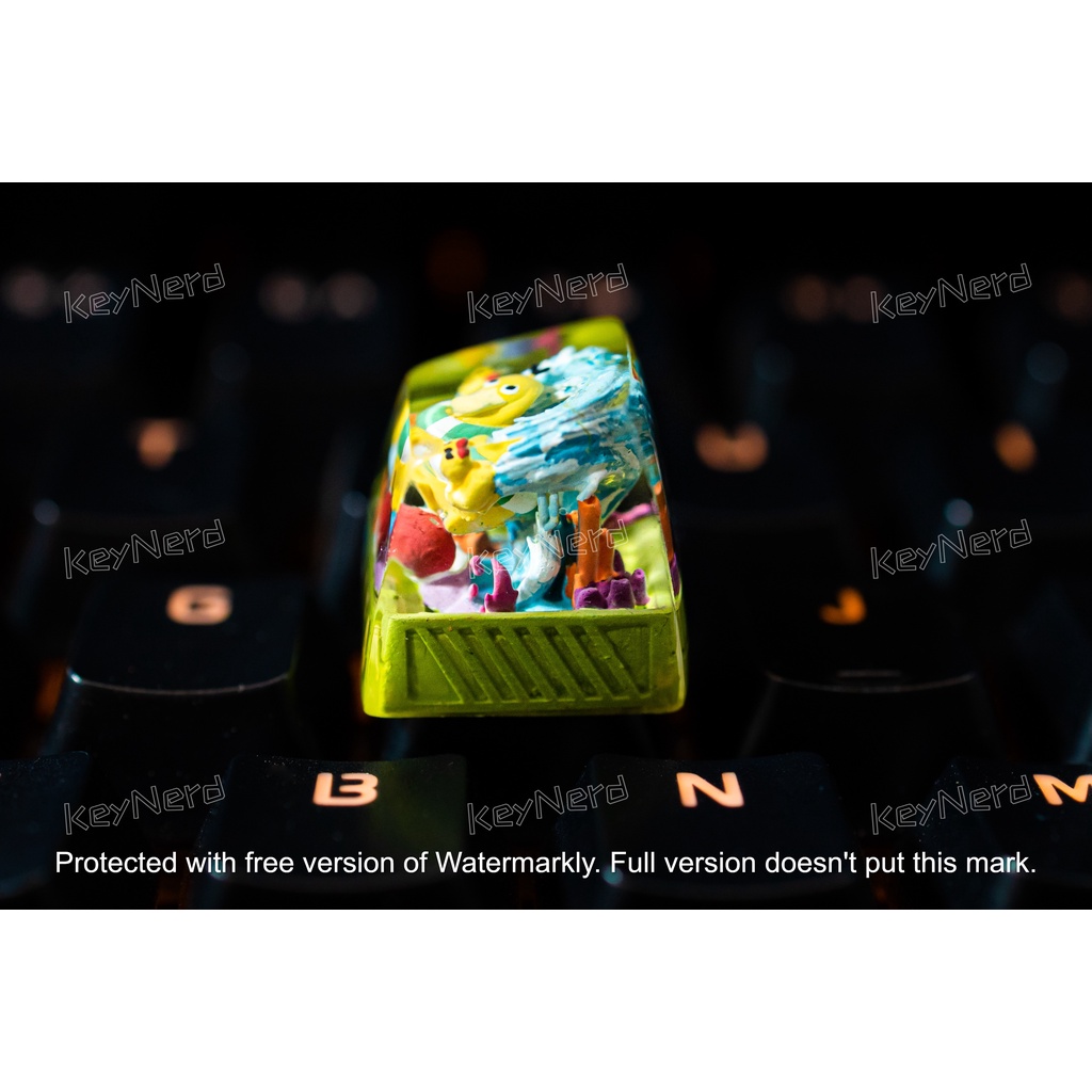 Keycap resin pokemon - nút bàn phím cơ - artisan