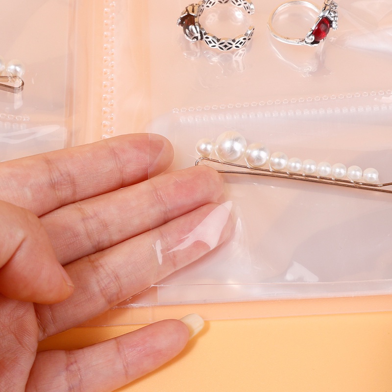 Hộp Nhựa PVC Trong Suốt 120 Ngăn Đựng Trang Sức Chống Bụi Bẩn Tiện Dụng