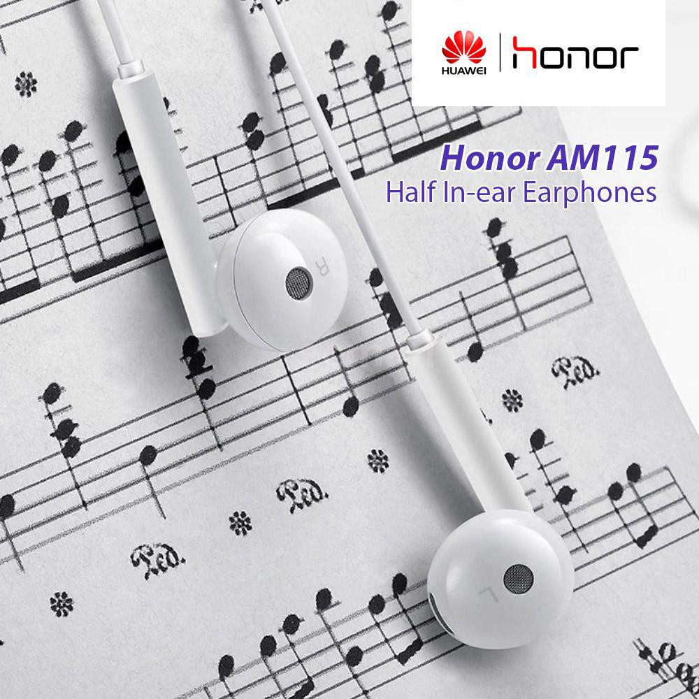 Tai nghe nhét tai có mic đầu cổng 3.5mm HUAWEI Honor AM115 cho Huawei P10 P20