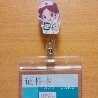 Combo (móc đeo thẻ tên + vỏ thẻ)