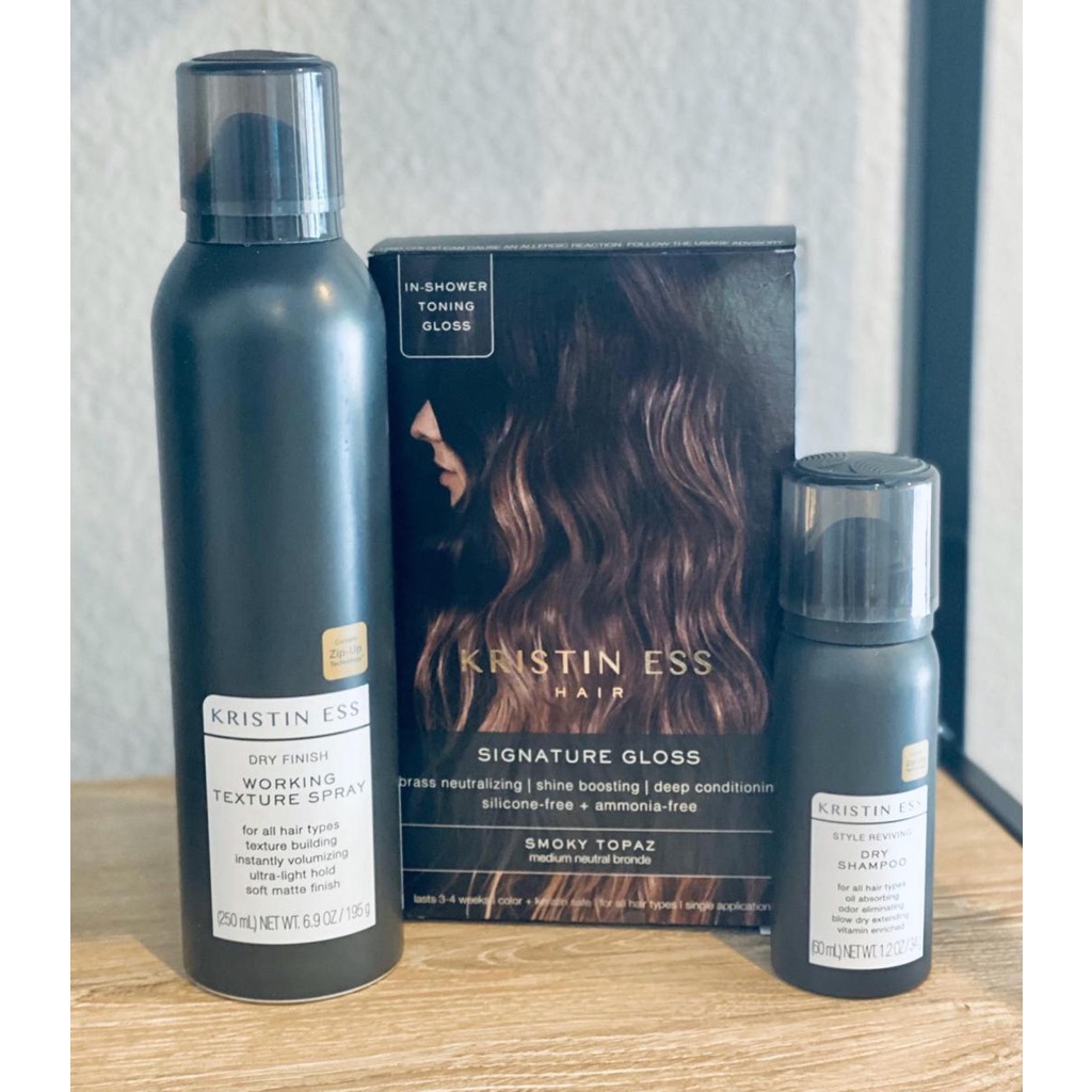 Dầu khô kiêm xịt tạo kiểu Kristin Ess Style Reviving Dry Shampoo