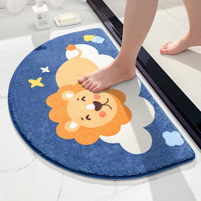 Thảm Chùi Chân Chống Trượt Thấm Hút Nước Nhanh Khô Chống Bẩn In Họa Tiết Hoạt Hình Dễ Thương Trang Trí Nhà Cửa / Phòng Khách / Phòng Ngủ