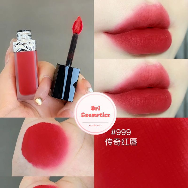 [Rẻ vô địch] [Bill đầy đủ] Son kem Dior màu 999 Forever Red