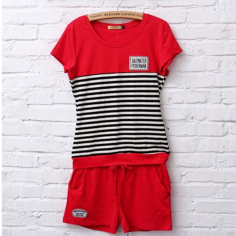 Set áo tay ngắn + quần phối túi