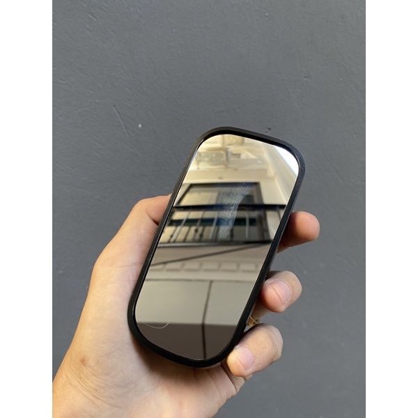 Gương H2C Chân Ngắn Mặt Kính Trắng Cao Cấp Gắn Các Dòng Xe Máy