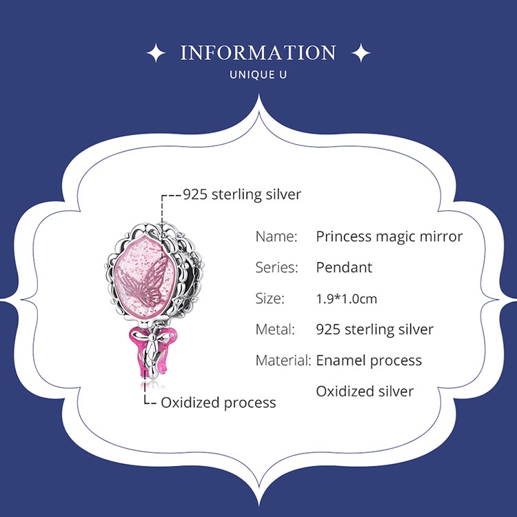 Mặt dây chuyền BAMOER SCC2205 bằng bạc 925 thời trang