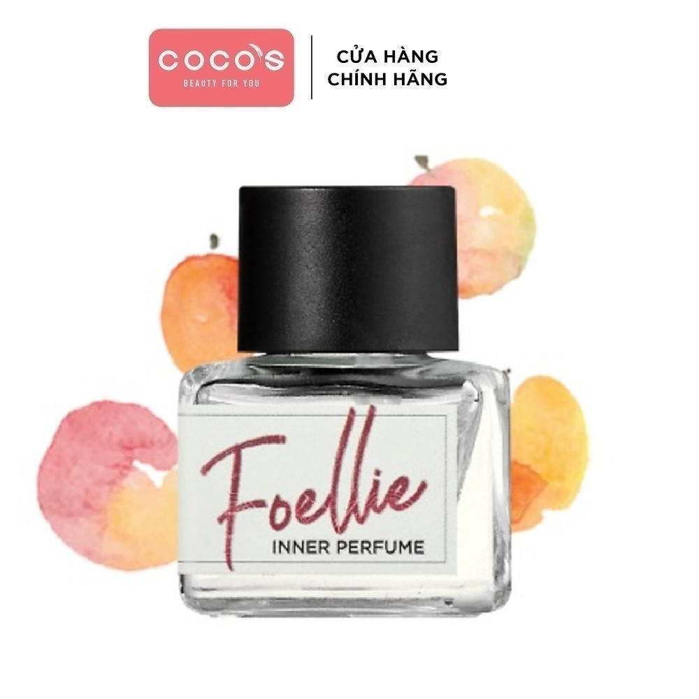 [Mã FMCG8 - 8% đơn 250K] Nước Hoa Vùng Kín Hương Hoa Nhẹ Nhàng Foellie Eau De Innerb Perfume 5ml - Bon Bon [MÀU TRẮNG]