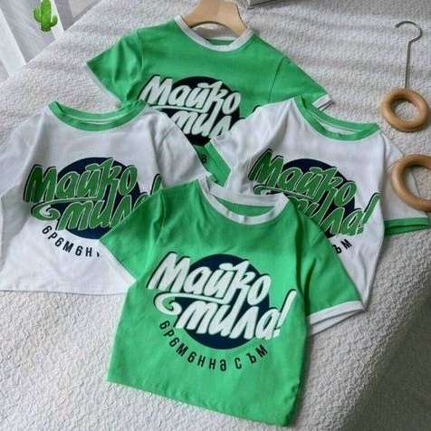 Áo croptop thun borip cao cấp tay ngắn phối màu cực đẹp