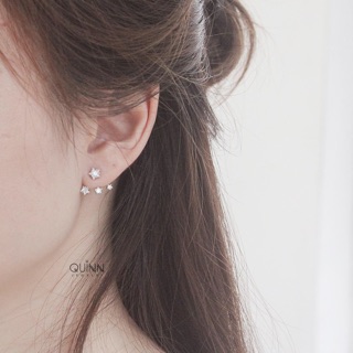 Khuyên tai Shining Star khuyên tai bạc 925 cá tính bông tai bạc