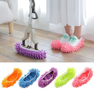 Miếng bông lau gắn giày/dép lau nhà tiện lợi