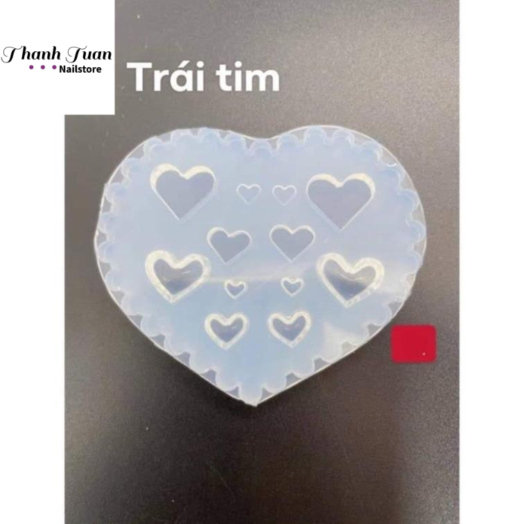 Khuôn silicon làm nail hình nơ, gấu các loại trang trí móng…  - Phụ kiện đồ nail
