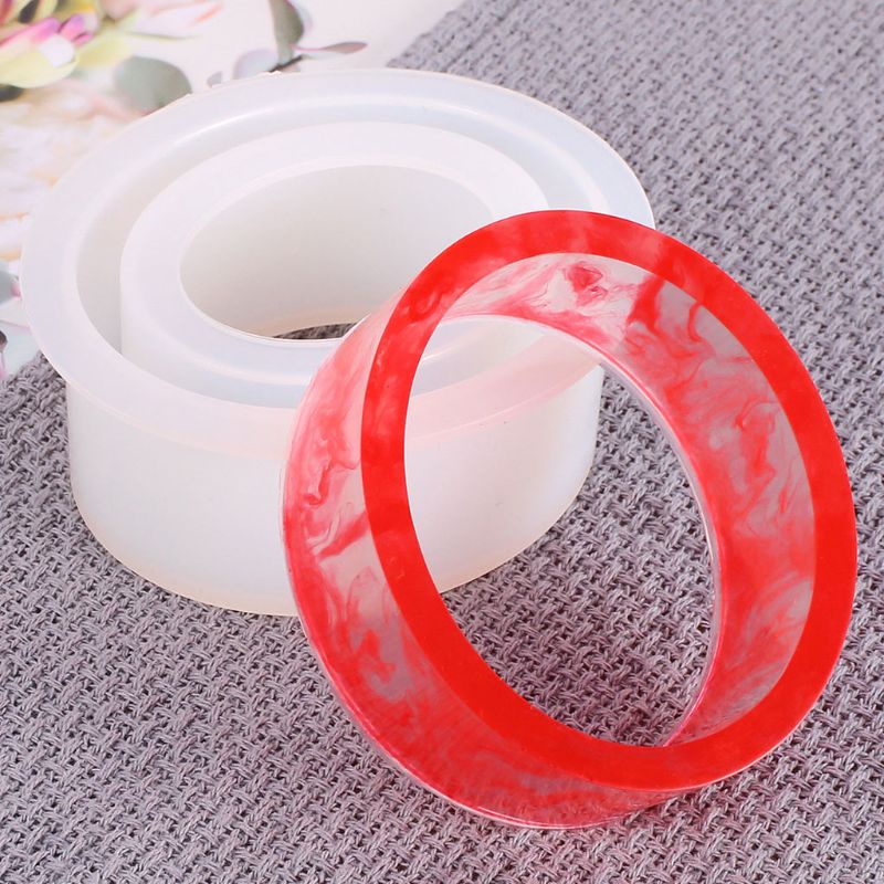 Khuôn Silicone Hình Tròn / C Làm Vòng Tay Đồ Chơi DIY Cho Bé