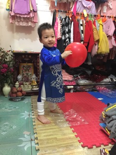 áo dài tết