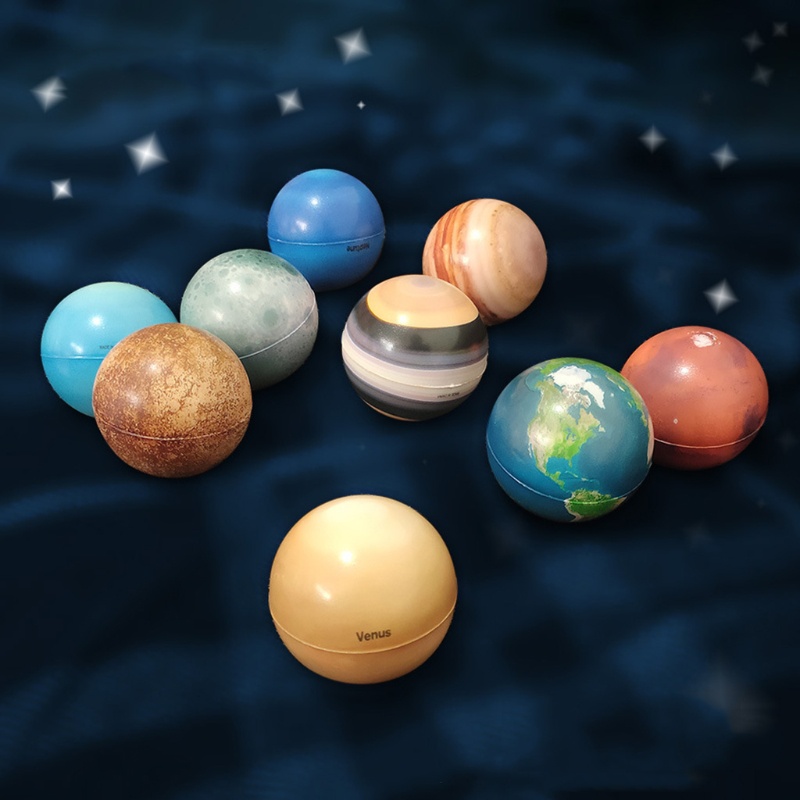 v.vn 9 Pcs Solar System Planet Balls Stress Relief Educational Toys for Kids