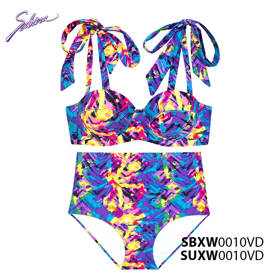 Set Đồ Bơi Bikini Cao Cấp Họa Tiết Graphic Swimwear By Sabina SBXW0010VD+SUXW0010VD