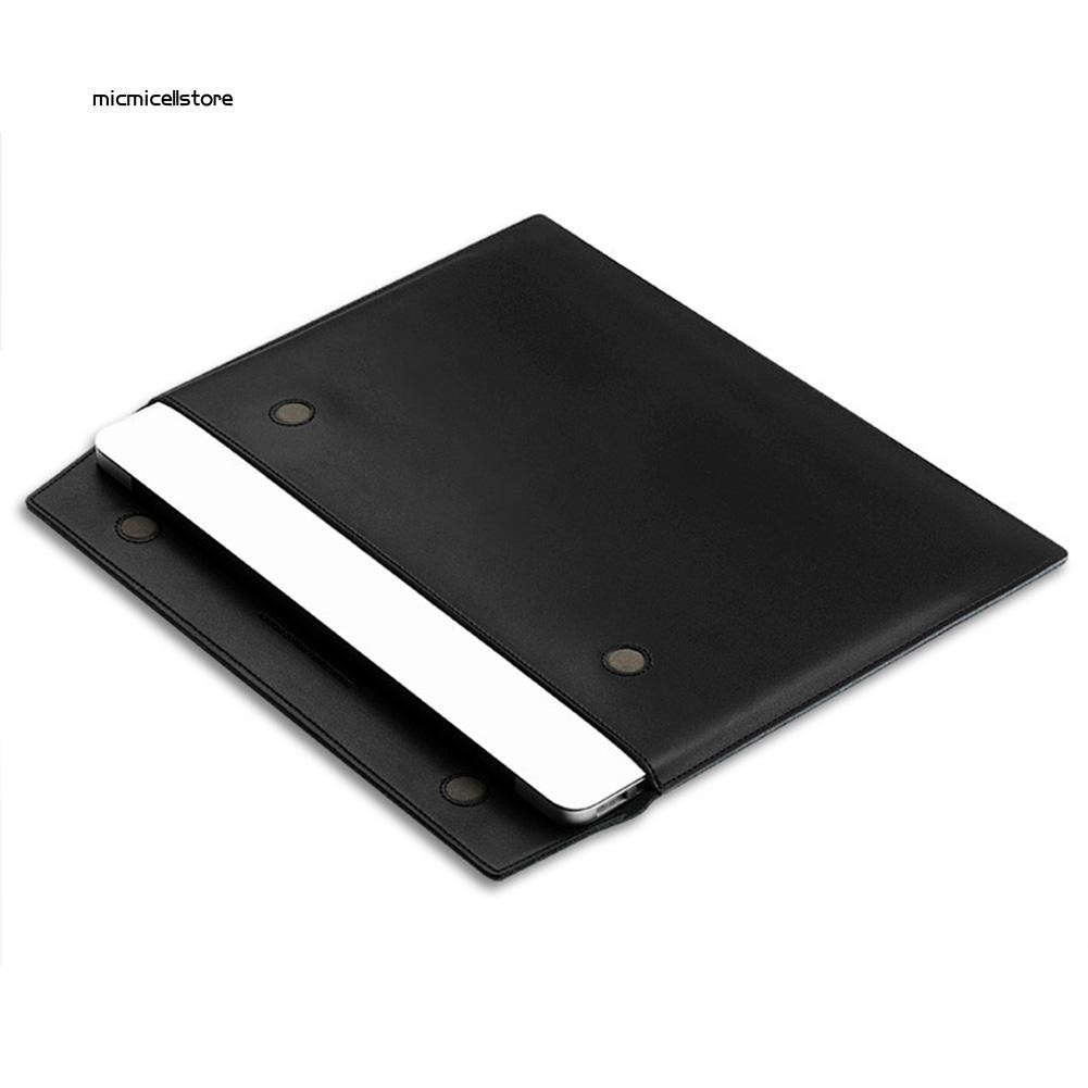 Túi đựng laptop siêu mỏng kích thước 13/15 inch chất liệu da giả cho Macbook Air Pro | BigBuy360 - bigbuy360.vn