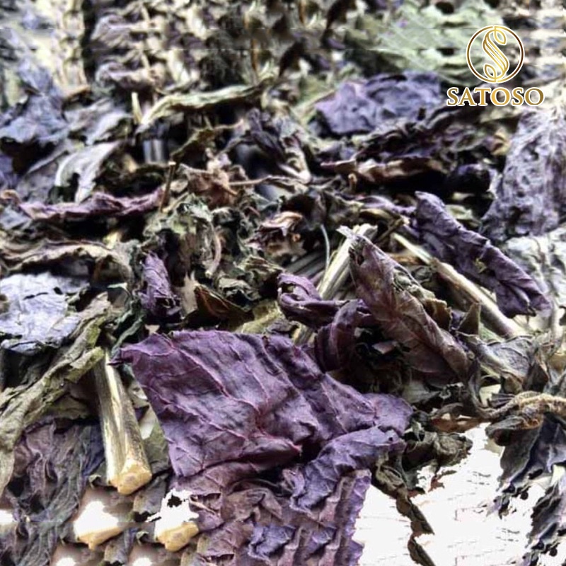 Cây tía tô khô thượng hạng thanh lọc cơ thể SATOSO 1kg SA50