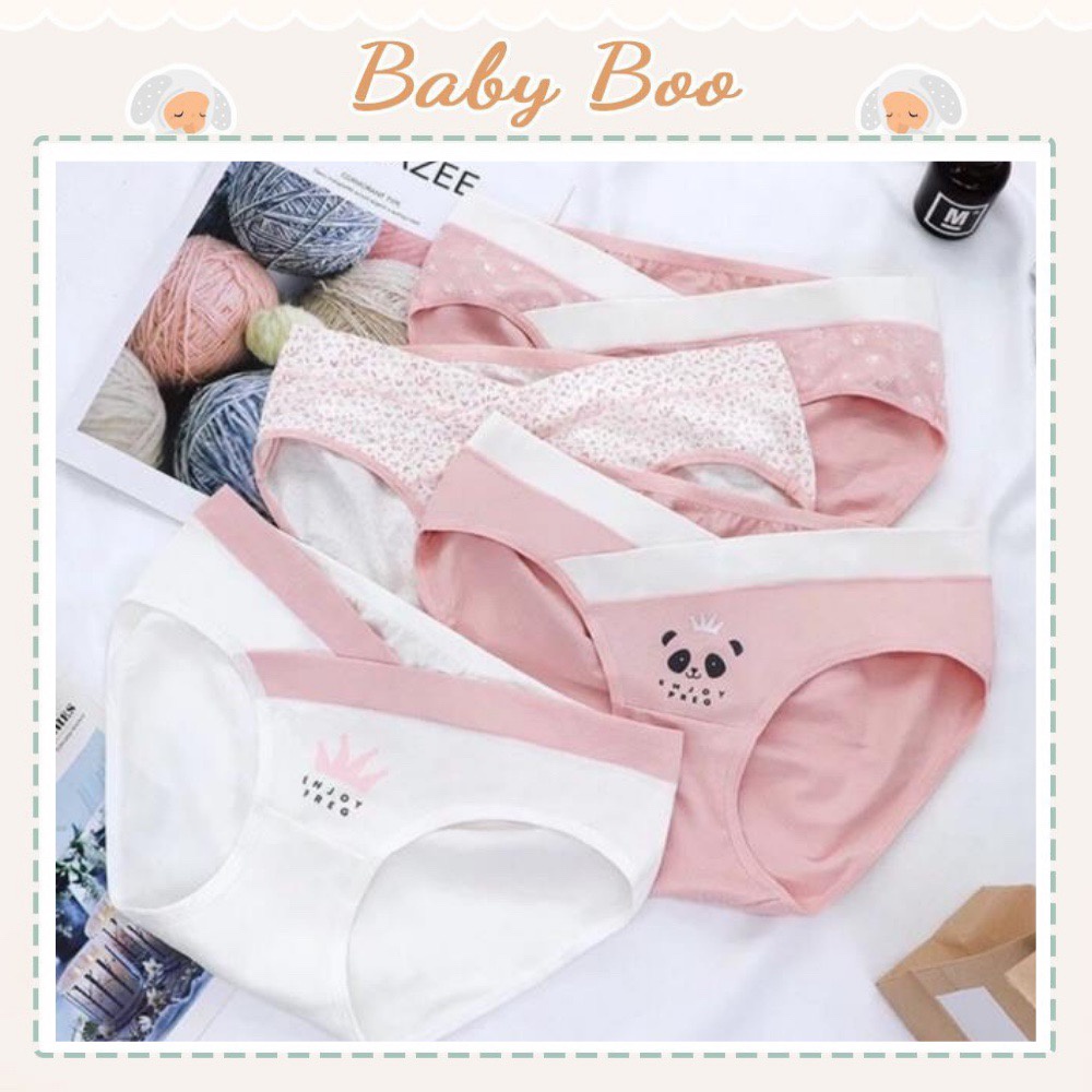 Quần chip, quần lót cho mẹ bầu và sau xinh set 4c [ babyboo]