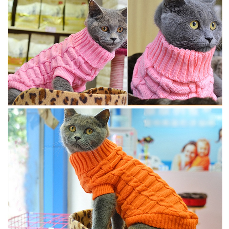 Áo Len Ấm Áp Cho Thú Cưng Cỡ XS-3XL