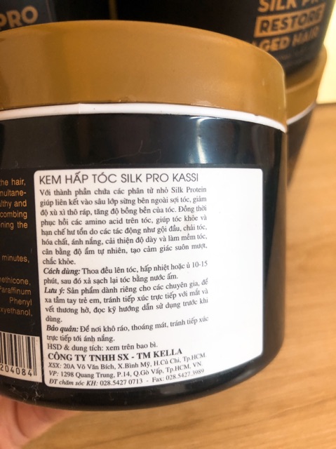KEM HẤP PHỤC HỒI TÓC SILk PRO KASSI PLTPINKY