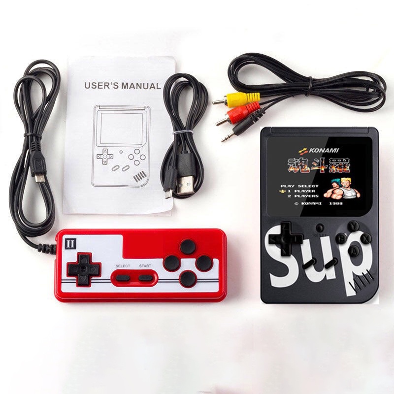 MÁY CHƠI GAME 4 NÚT CẦM TAY SUP GAME BOX 400 IN 1 PLUS