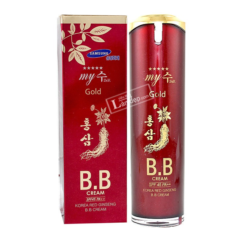 KEM NỀN BB HỒNG SÂM ĐỎ MY GOLD SPF45 40ML CHÍNH HÃNG