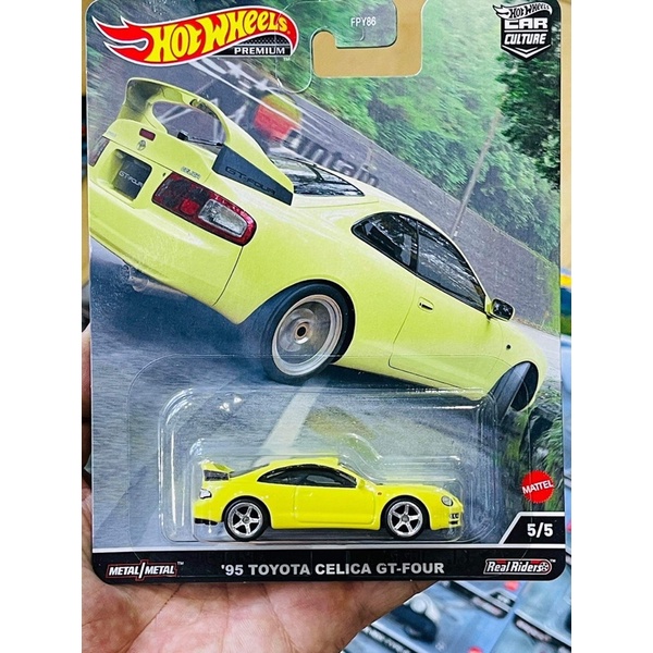 Hobby Store xe mô hình Hot Wheels Premium 95 Toyota Celica GT-Four
