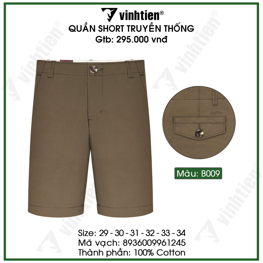 Quần shorts classic 295 Vĩnh Tiến