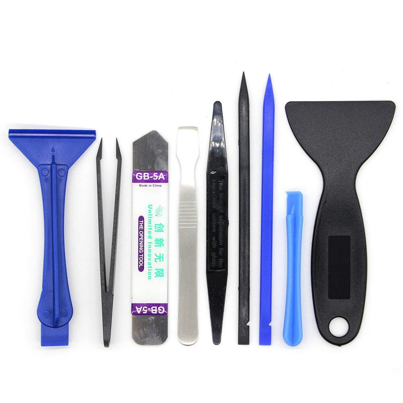 Bộ dụng cụ sửa chữa cạy mở số 1 an toàn chuyên nghiệp có nhíp chống tĩnh điện không mài mòn và thanh nạy bằng nhựa