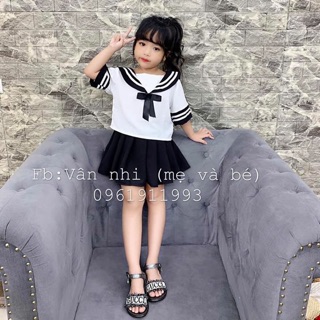 Set váy thủy thủ cho bé gái