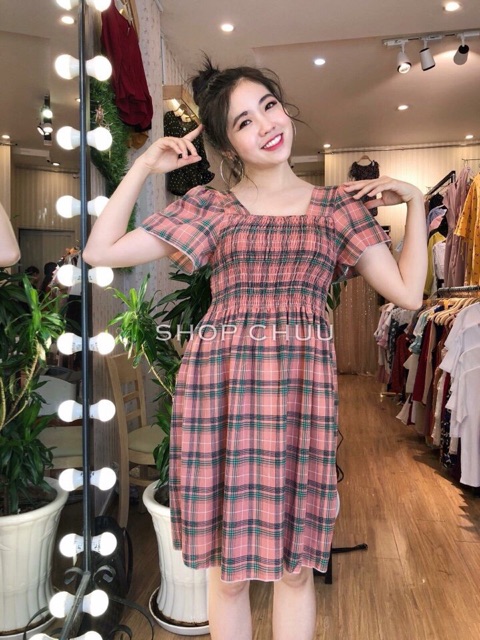 Đầm carô đủ màu bigsize 60 - 85 kí | BigBuy360 - bigbuy360.vn