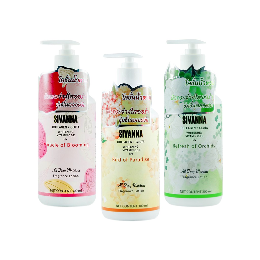[ Auth Thái ]  Sữa Dưỡng Thể Hương Nước Hoa Sivanna Fragrance Lotion HF179