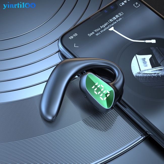Tai Nghe Nhét Tai Yinrti100 M-k8 Kết Nối Bluetooth Chống Nước Phong Cách Doanh Nhân