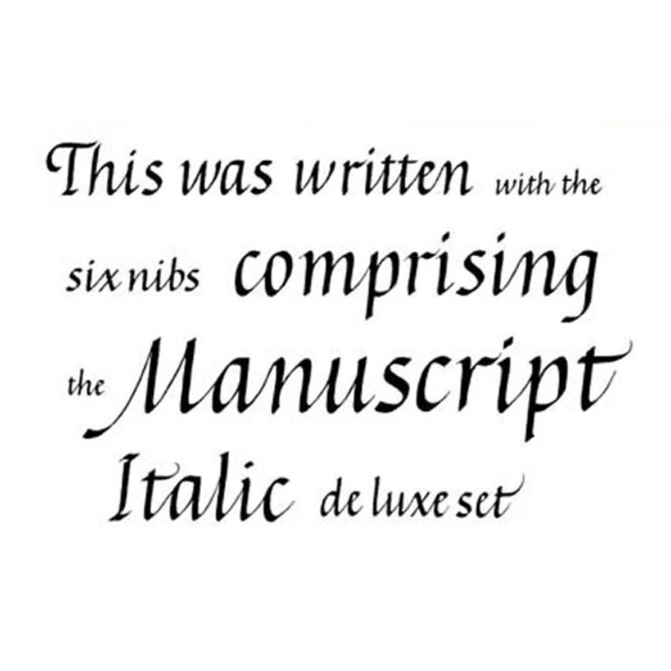 [ TAIPOZ ] - Viết máy CALLIGRAPHY kiểu chữ ITALIC ( Hãng Manuscript )