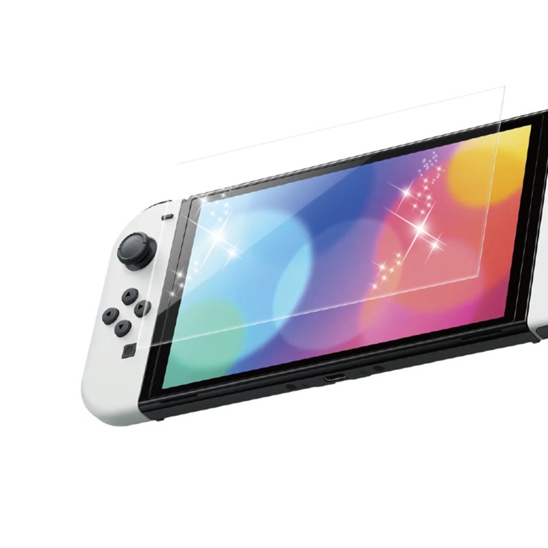 Kính Cường Lực Bảo Vệ Màn Hình Chống Trầy Cho Switch OLED Model 2021