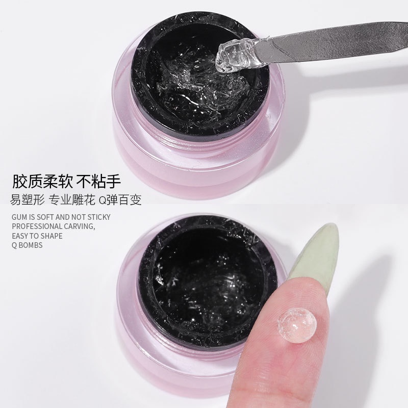 Gel khô định hình nail, gel đa năng làm charm