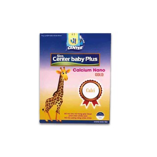 Siro Center Baby Plus Calcium Nano Gold - Hỗ trợ phát triển chiều cao, xương chắc khỏe cho bé