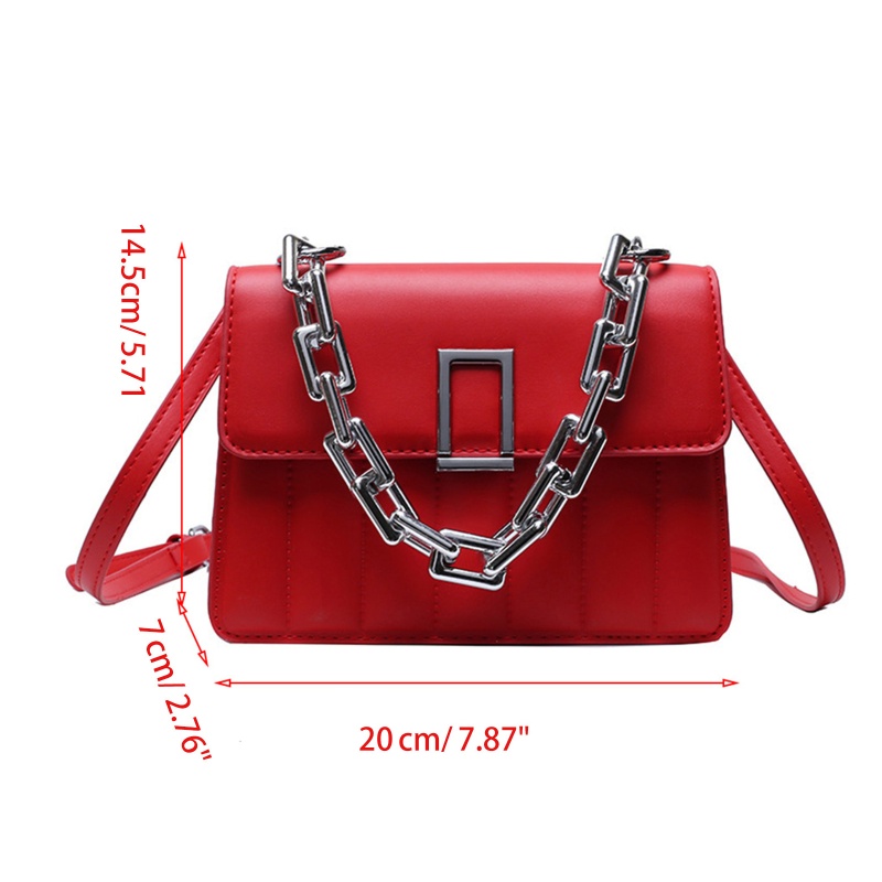 Túi Đeo Chéo Vai Bằng Da PU Thời Trang Dành Cho Nữ