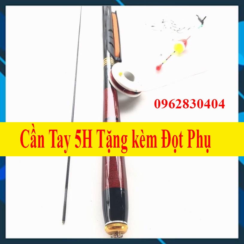 [Cần Câu Tay] Cần câu tay SHIMANO 5H cacbon cao cấp ( tặng phụ kiện ) - Cỡ: 3m6 - 4m5 - 5m4 - 6m3 [CT-2 + V10]