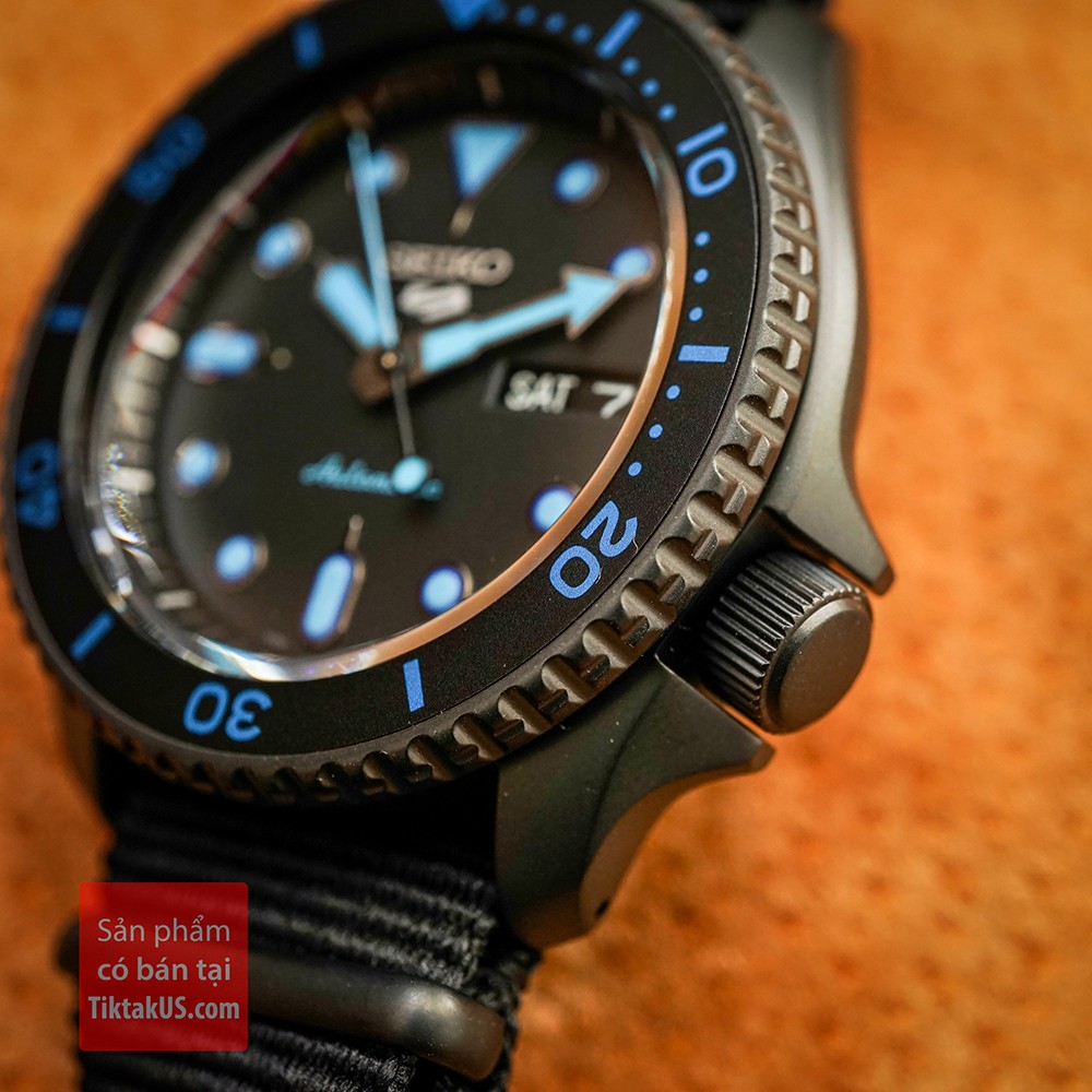 [HÌNH CHỤP THẬT] Đồng hồ nam Seiko 5 Sport 2019 dây vải NATO SRPD81K1